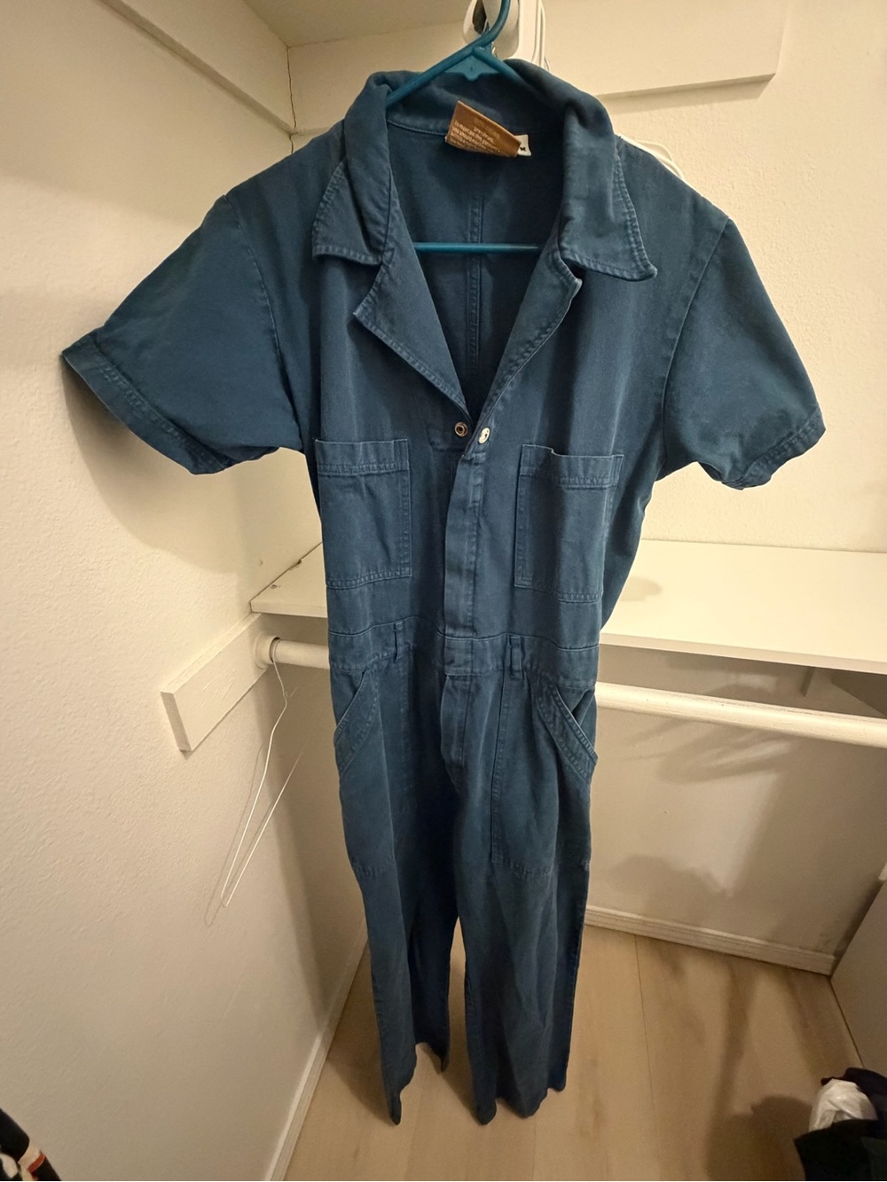 Big Bud Press Blue Short Sleeve Jumpsuit